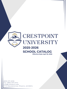 Crestpoint University School Catalog